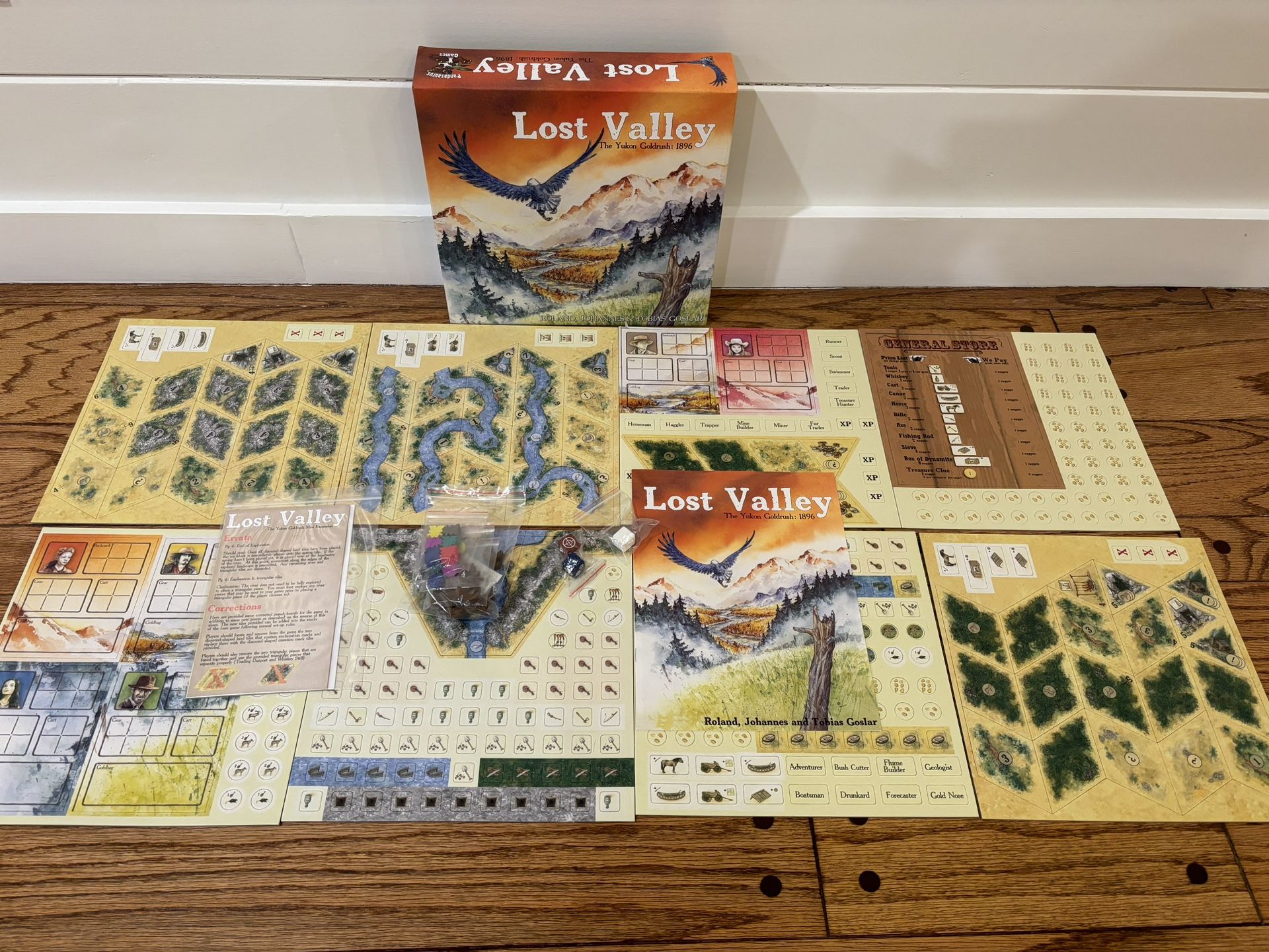 Lost Valley The Yukon Goldrush 1896 Board Game Unpunched