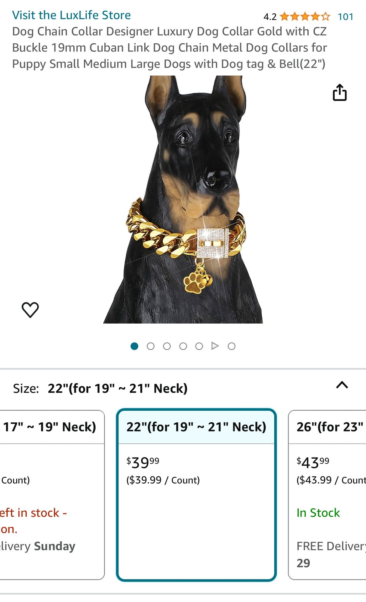 HDK LUX Dog Collar 
