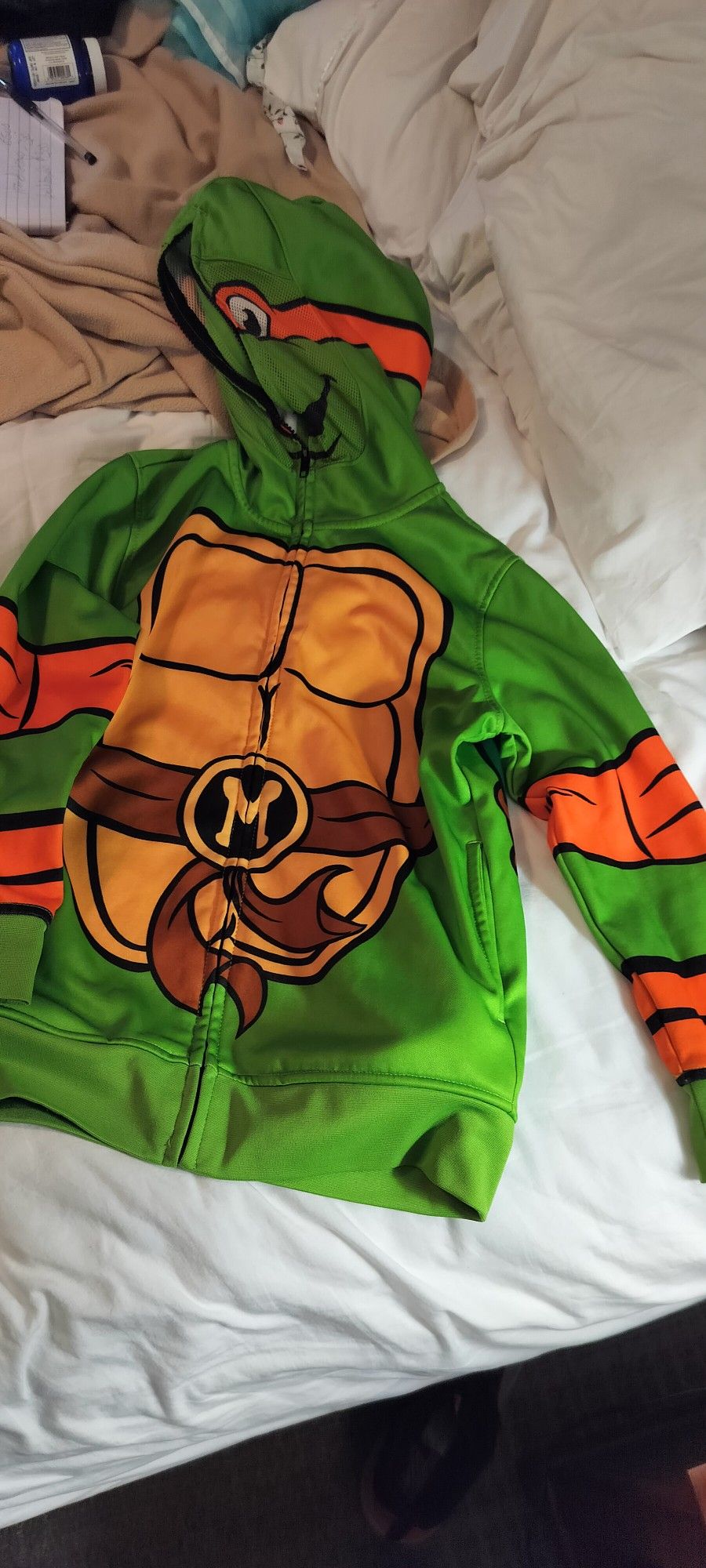 Nickelodeon Mutant Ninja Turtles Sweatshirt Hooded Remarkable Kids Size Small Size 8/ 10