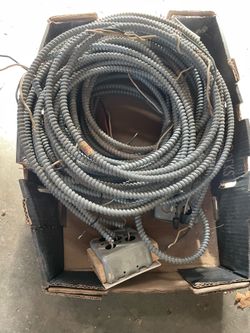 Solid metal clad cables