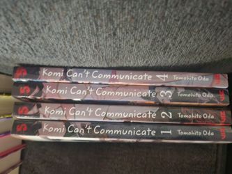 Komi Can't Communicate Manga Set 1-4