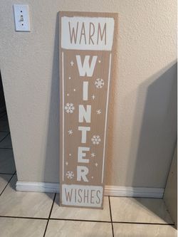 Holiday sign decor