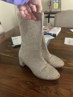 Taylor Swift Inspired Sparkle Boots Size 4