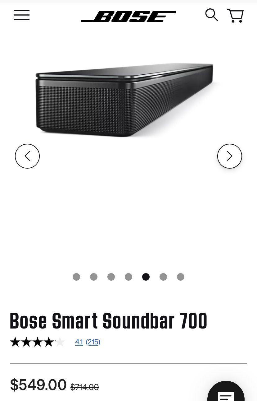 Bose Soundbar 700 NIB