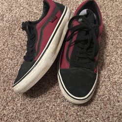 Red & Black Vans 