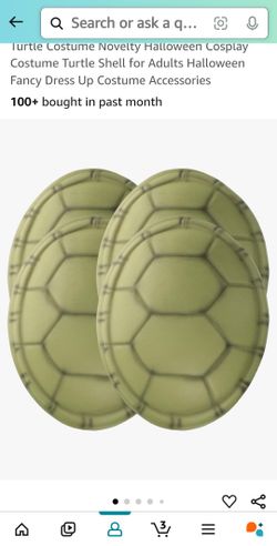 4 Pack Turtle Shells, Soft