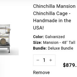 Chinchilla Mansion Cage