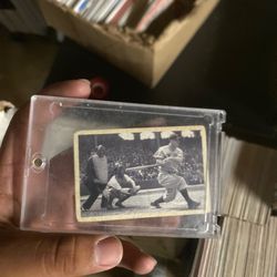 Old baseball card