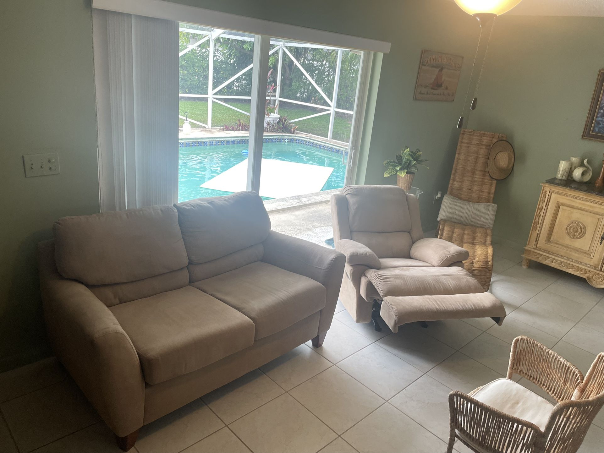Couch And Recliner