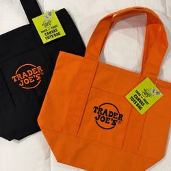 Trader Joe’s Trick Or Treat Canvas Tote Bags
