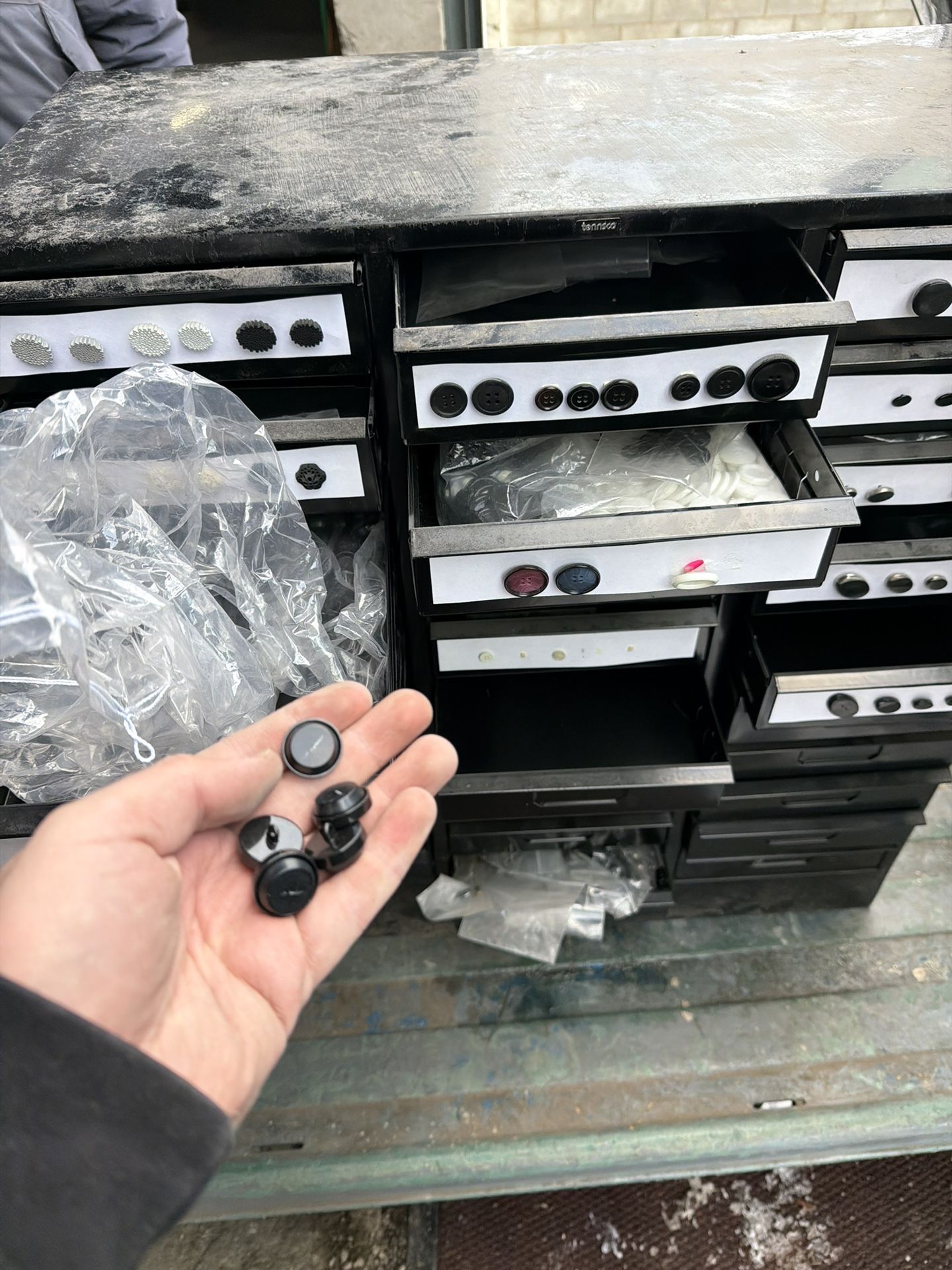 Buttons Antique From Very Expensive Fashion Company In New York