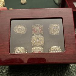 San Francisco 49ers 7pc Super Bowl & Championship  Rings 