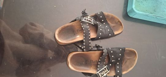Betula Black Studded Slide Sandals Birkenstocks