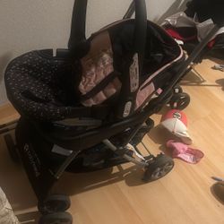 Baby Trend Snap N Go Stroller With 0-6 Months Car seat Included 