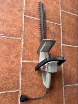 Craftsman’s electric hedge trimmer