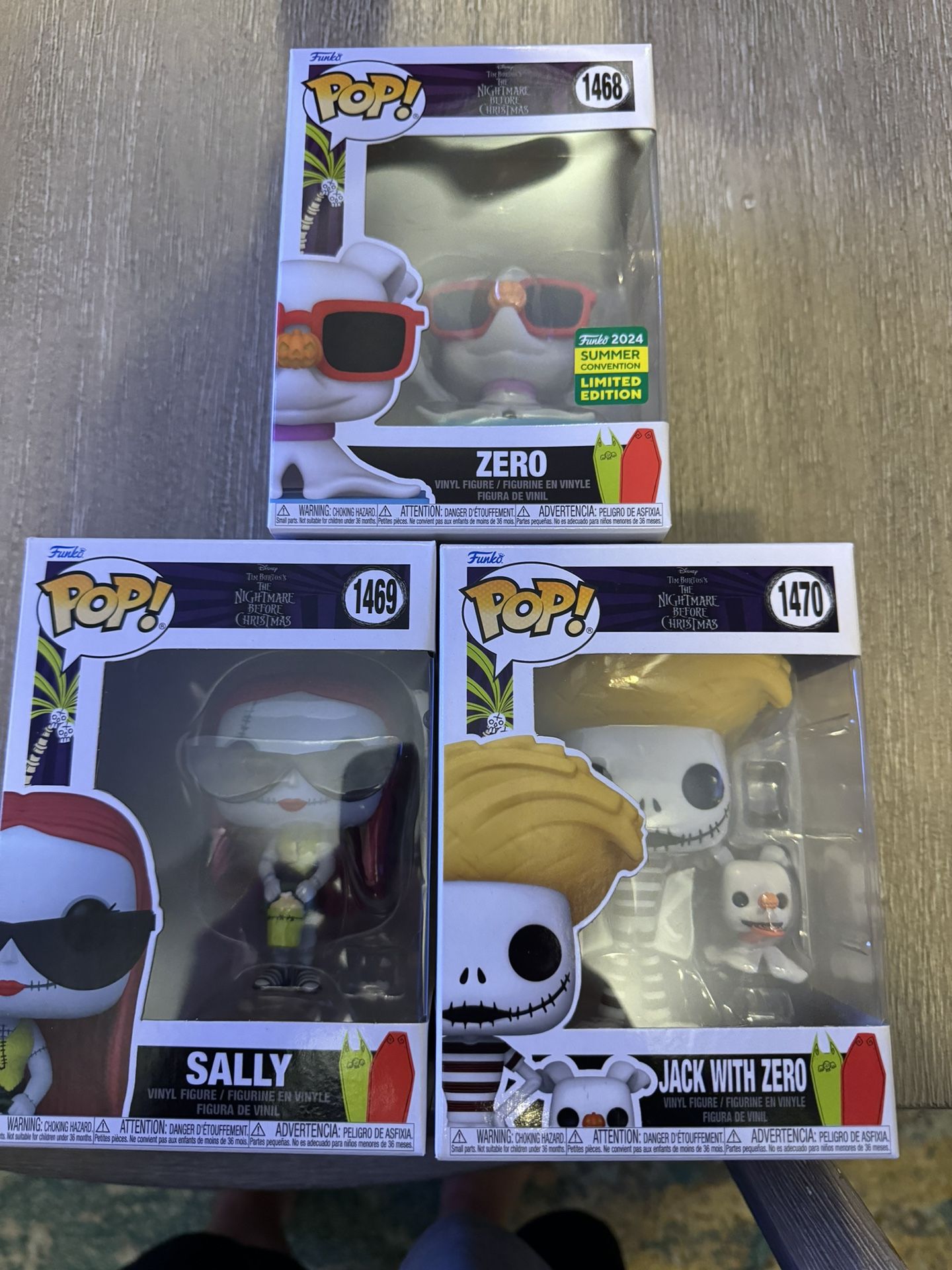 Funko Pop The Nightmare Be Before Christmas Set