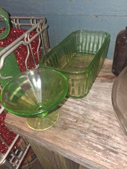 Vintage uranium glass