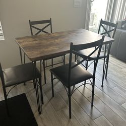 5-Piece Dining Table And Chairs Set