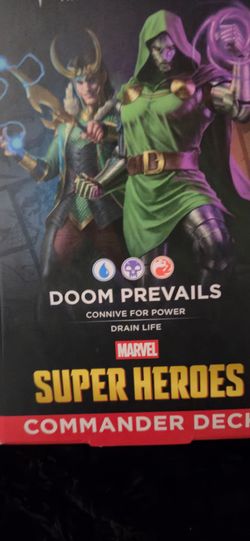 Magic The Gathering Marvel Super Heroes Commander Deck - Doom Prevails SEALED