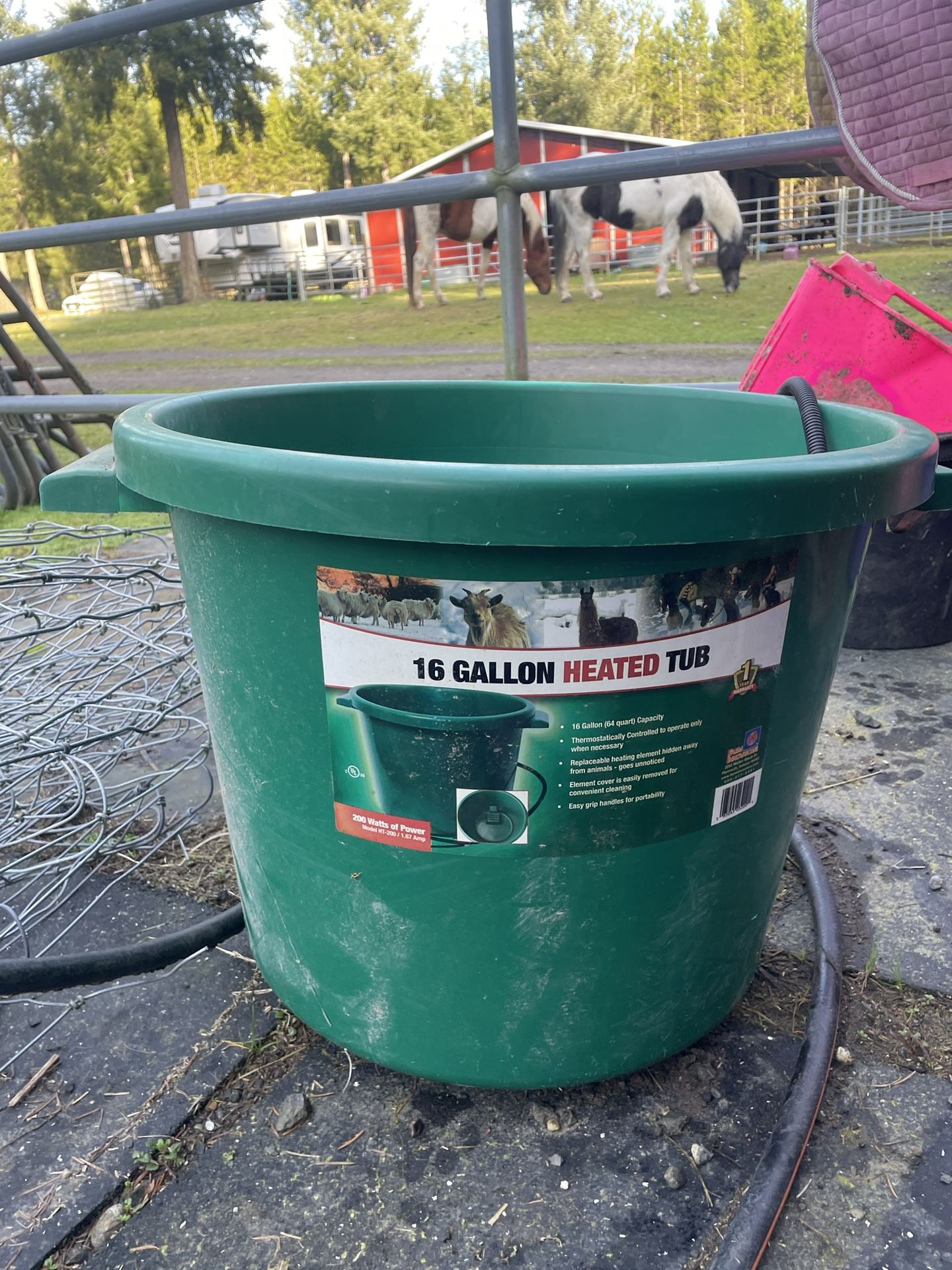 Heated Water Trough