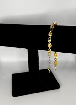 24 Karat Gold Fantasy Anklet/Bracelet