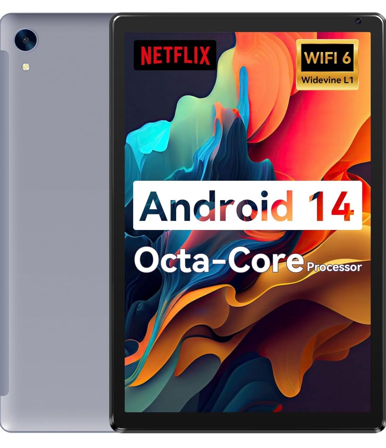 10.1" Android Tablet Brand New In Box 10GB RAM 128GB ROM HD IPS Touchscreen 8H Battery