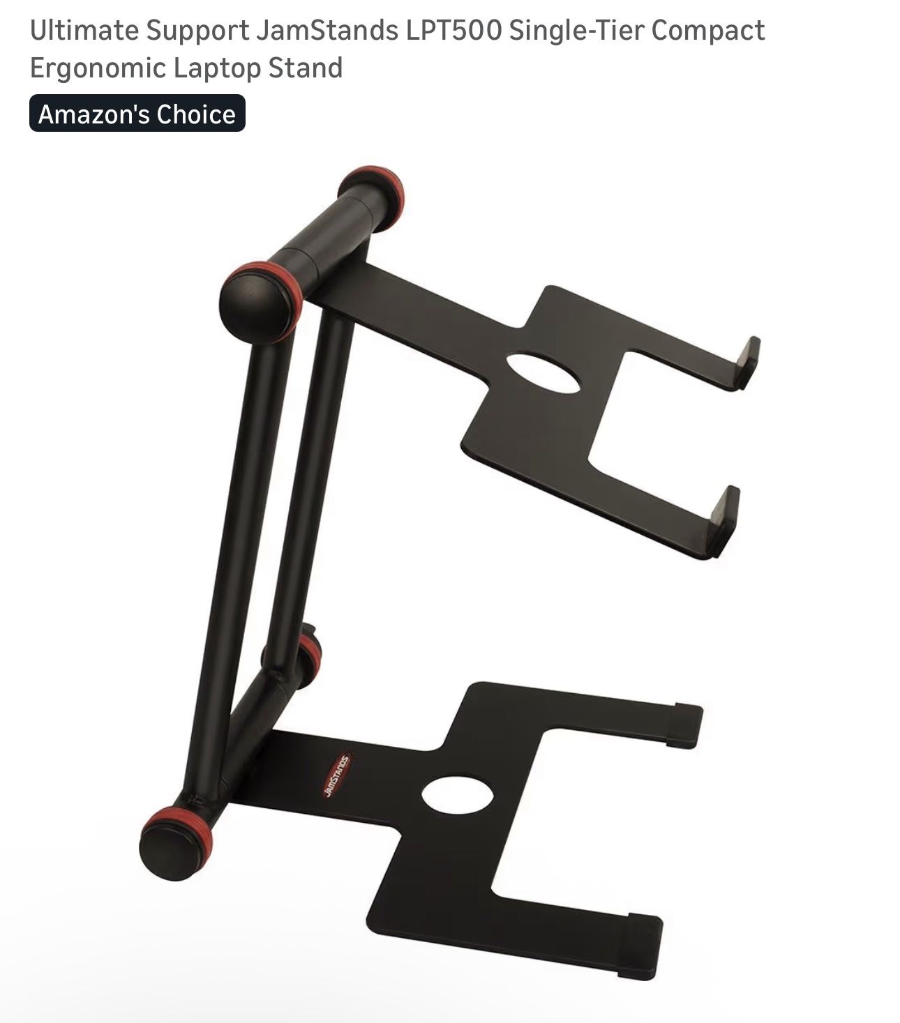 Ultimate Support JamStands LPT500 Single-Tier Compact Ergonomic Laptop Stand