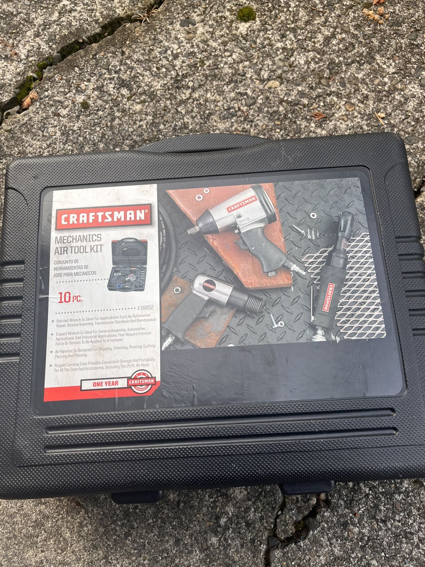 Craftsman 10 Piece Mechanics Air Tool Kit