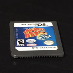 Disney Rare Nintendo Ds 2005 Video Game Chicken Little Ace In Action Cartridge Only