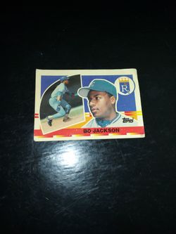 Bojackson baseball card