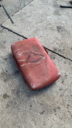 Red Leather Martial Arts Strike Pad