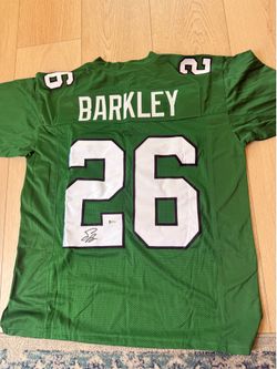 Autographed Saquon Barkley Jersey- #26