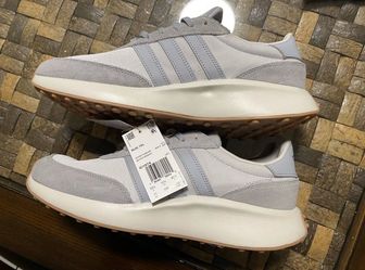 Adidas Run Shoes Men size 11 Grey white