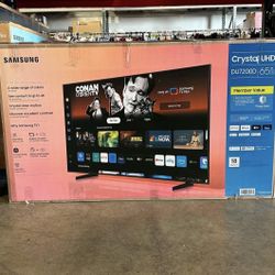 65 “ Samsung Smart 4K CRYSTAL HDR TV