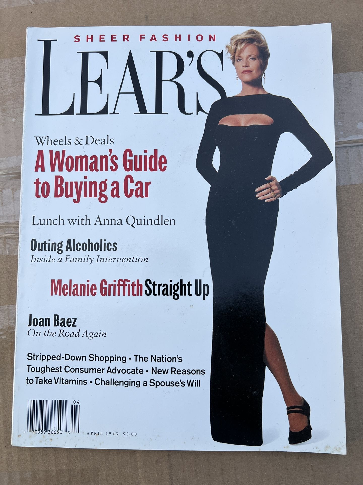 Lear's Sheer Women's Fashion and Lifestyle Magazine - April 1993