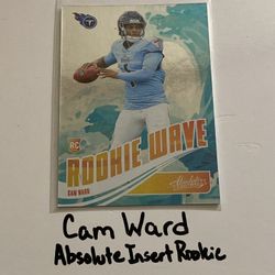Cam Ward Tennessee Titans QB Absolute Short Print Insert Rookie Card. 