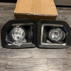 Fog Lights chrome 2015 To 2019 Gmc Sierra 2500HD/ 3500HD