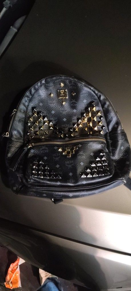 Black MCM Backpack