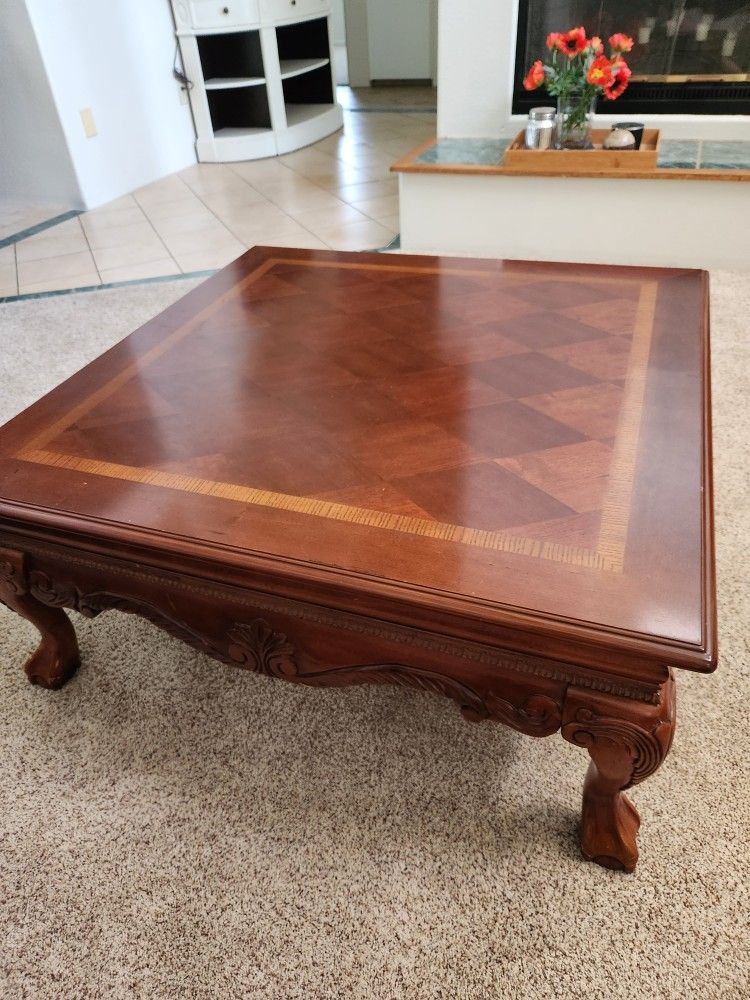 Coffee Table And 2 End Tables