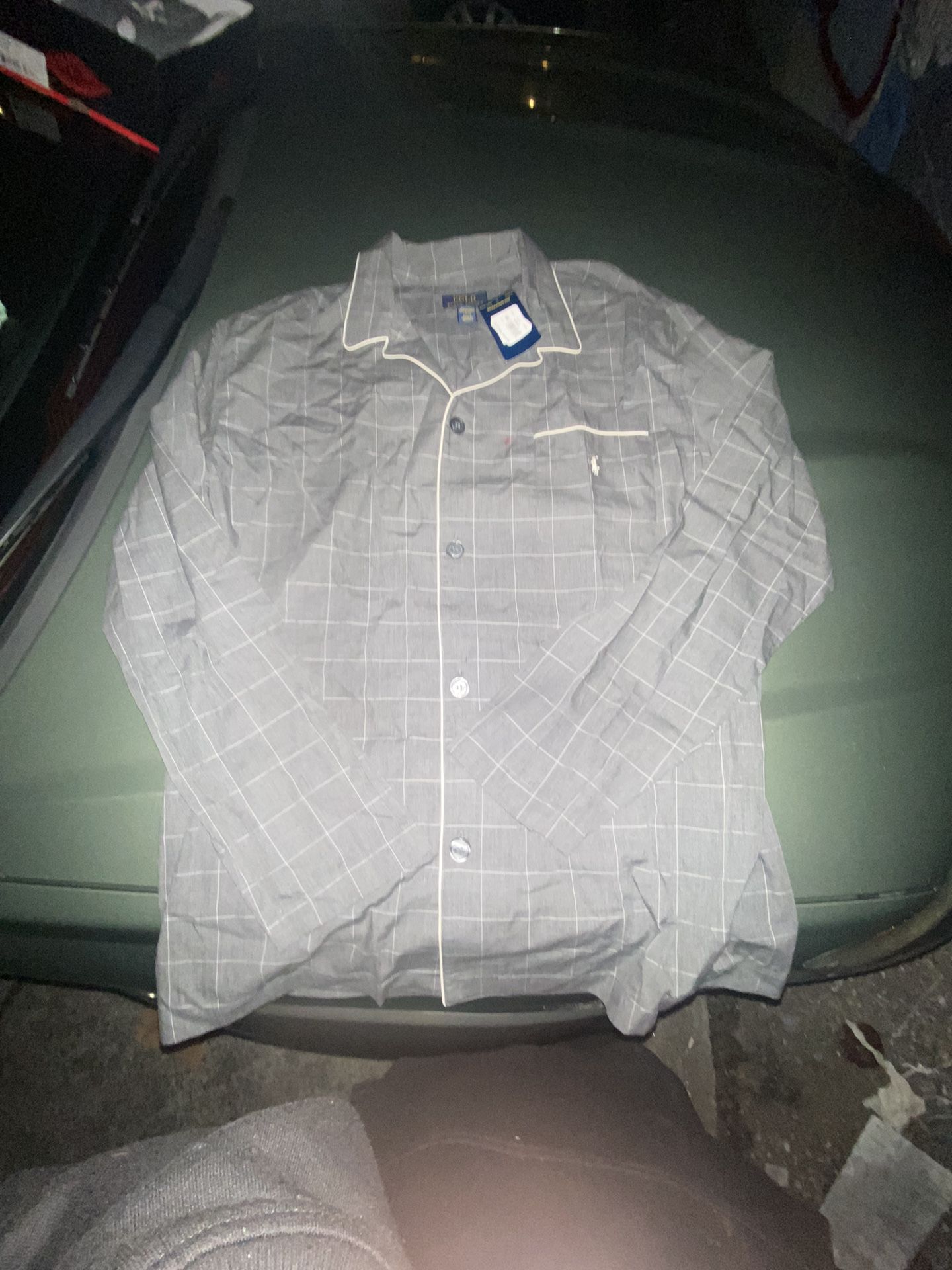 Polo Ralph Lauren Button Up Pajama Shirt (retail $55.00)