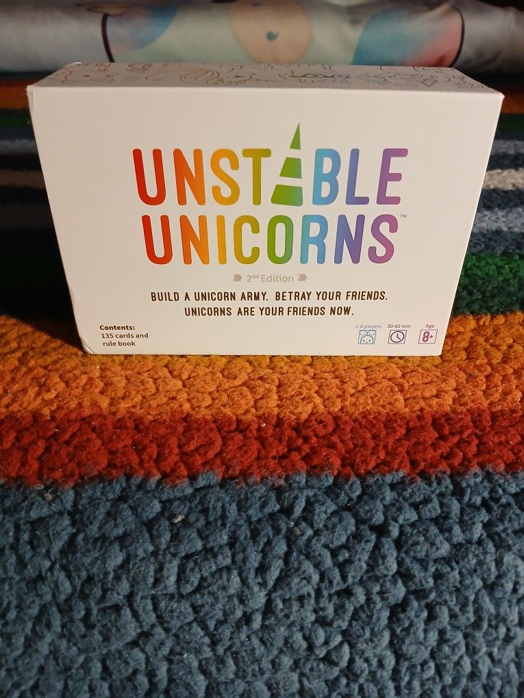Unstable Unicorns Card Game. 2nd Edition