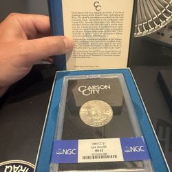 1883 CC Morgan Silver Dollar GSA 