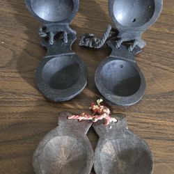 VINTAGE Wooden Castanets
