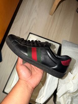 Gucci Ace Low-Top Leather Sneakers