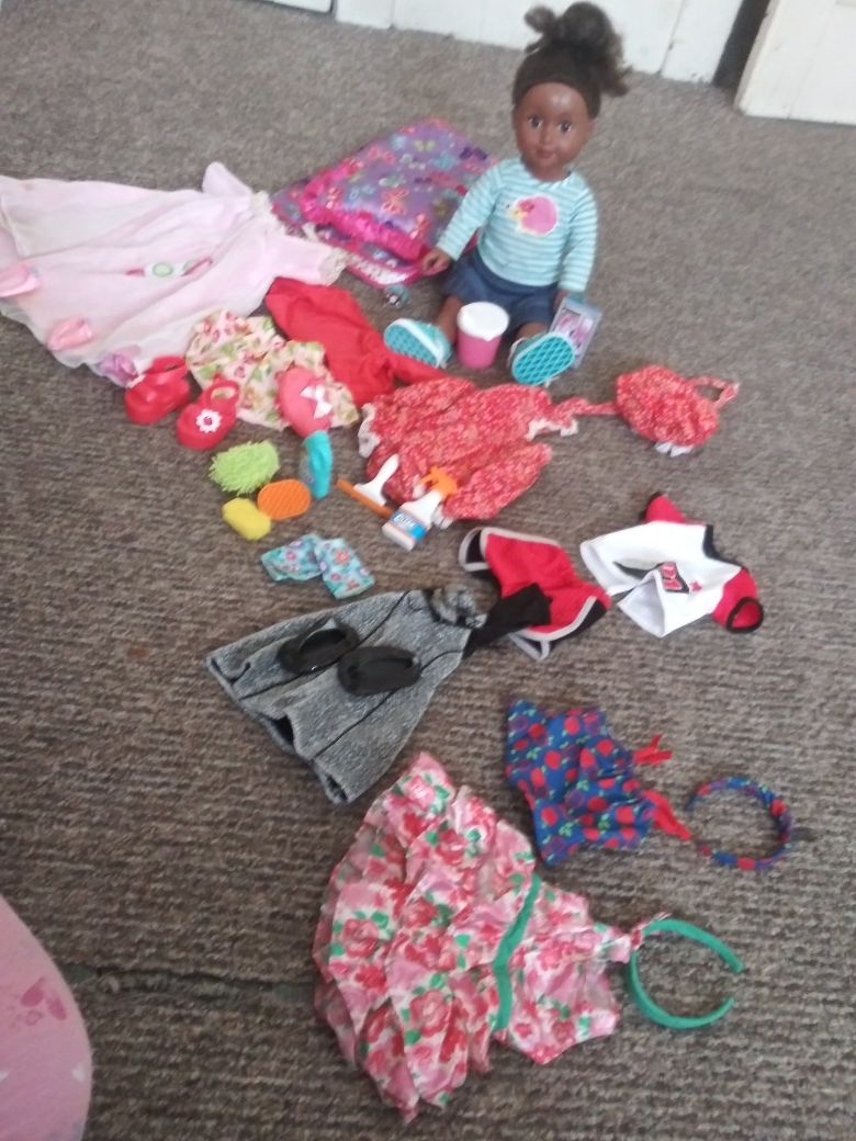 LIFE DOLL W/ ALOTS OF ACCESSORY BONUS INCLUDED