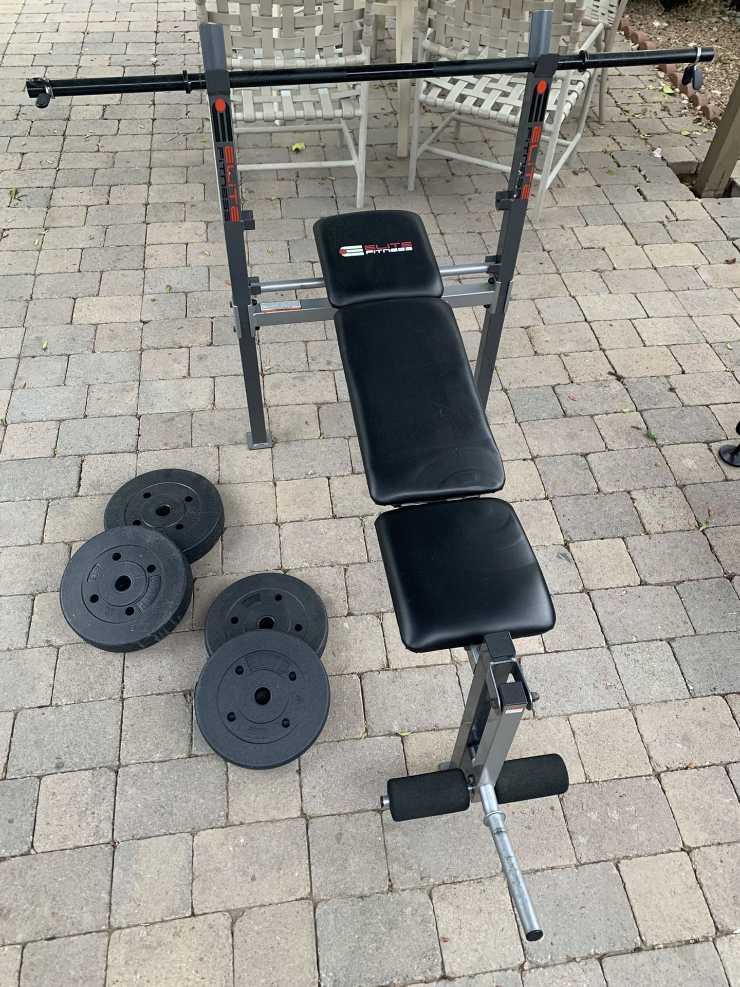 Elite fitness Adjustable Weight Bench