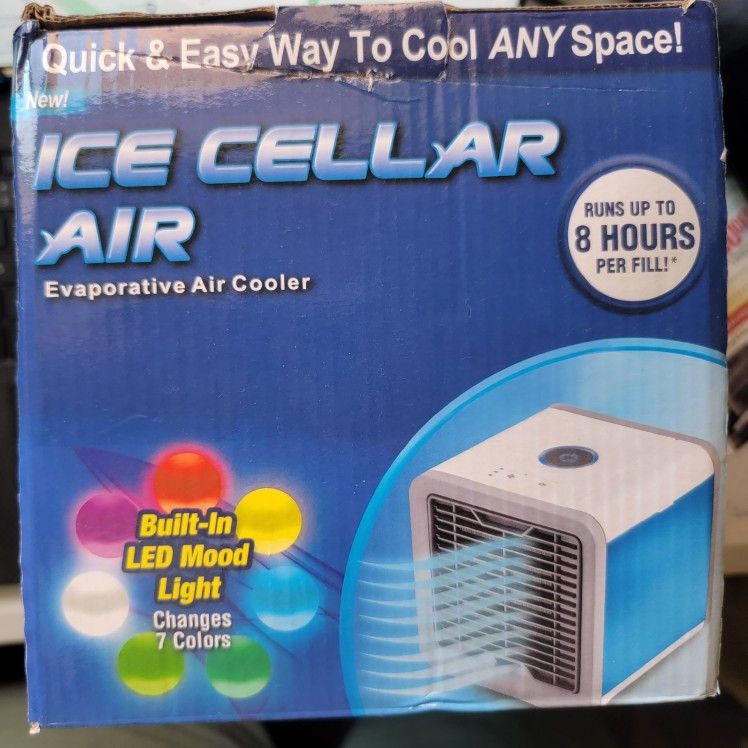 Portable Desktop Personal AC. This is a new personal AC. Still in the box with usb charging cable. It's very good similar to Artic Air. Just add water