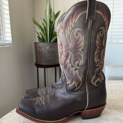 Nocona MD2714 Men's Legacy Western Boot Punchy Square Toe SZ 11 D $350 MSRP
