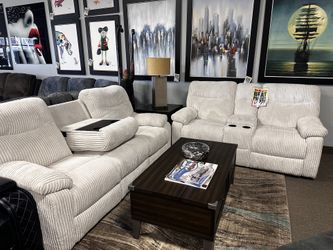 Reclining Sofa Loveseat! $1499 🚨📦 More Colors Available!