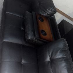 leather Couch 200 NEED GONE ASAP!